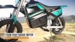 Razor - Dirt Rocket MX350 for Kids w/ 7 miles Max Operating Range and 14 mph Max Speed - Small - Teal/Black - Image 4