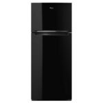 Whirlpool - 18 Cu. Ft. Wide Refrigerator Compatible With The EZ Connect Icemaker Kit - Black
