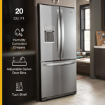 Whirlpool - 20 Cu.ft Wide French Door Refrigerator - Fingerprint Resistant - Stainless Steel - Image 4
