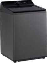 LG - 5.0 Cu. Ft. High-Efficiency Smart Top Load Washer with Easy Unload - Platinum Black - Image 2