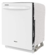 Whirlpool 24" Top Control Built-In Stainless Steel Tub Dishwasher Large Capacity Tall Top Rack from Kings Outlet