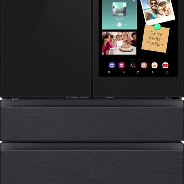 Samsung Bespoke 23 cu. ft. Counter Depth 4-Door French Door Refrigerator AI Family Hub+ from Kings Outlet