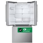 LG - Standard Depth MAX 24.5 Cu. Ft. Smart French Door Refrigerator with Dual Ice - Stainless Steel - Image 3