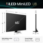 Hisense - 65" Class U8 Series MiniLED QLED UHD 4K HDR Smart Google TV (2025) - Image 4