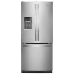 Whirlpool - 20 Cu.ft Wide French Door Refrigerator - Fingerprint Resistant - Stainless Steel