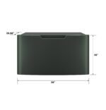 GE - 16" Laundry Pedestal with Storage Drawer for Select Washers and Dryers - Jade Green - Image 2