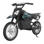 Razor - MX650 Dirt Rocket Off-Road Motocross Electric Ride-On Bike w/ 10 miles Max Operating Range and 17 mph Max Speed - Black/Teal - Image 4