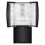 Whirlpool 20 Cu. Ft. Wide French Door Refrigerator Black from Kings Outlet