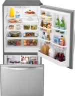 Whirlpool - 18.7 Cu. Ft. Bottom-Freezer Refrigerator with Spillguard Glass Shelves - Monochromatic Stainless Steel - Image 6