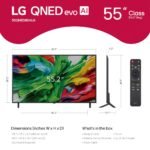 LG - 55" Class 85A Series QNED evo AI MiniLED 4K UHD Smart  webOS TV (2025) - Image 4