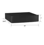 GE - 7" RightHeight Riser - Laundry Pedestal for Select Washers and Dryers - Carbon Graphite - Image 2