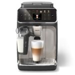 Philips - 4400 Fully Automatic Espresso and Coffee Machine with LatteGo Milk Frother, Black and Chrome - Black/Silver