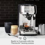 Breville - the Bambino Plus Espresso Machine with 15 bars of pressure and Milk Frother - Black Truffle - Image 2
