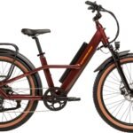 Rad Power Bikes - Radster Trail - Ebike w/ 65 miles max operating range & 28 mph max speed - Large - Copper Red