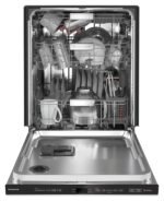 KitchenAid 24" Top Control Built-In Stainless Steel Tub Dishwasher 3rd Rack 360 Max Jets from Kings Outlet