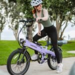 Lectric eBikes - XP Lite2 Foldable Long-Range eBike: 80 miles Max Operating Range & 20 mph Max Speed - Unisize - Lavender Haze - Image 7