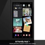 Samsung Bespoke 23 cu. ft. Counter Depth 4-Door French Door Refrigerator AI Family Hub+ from Kings Outlet