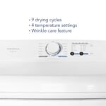 Insignia - 6.7 Cu. Ft. Electric Dryer with Sensor Dry - White - Image 3