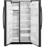 GE - 21.9 Cu. Ft. Counter-Depth Refrigerator with Spill-Proof Glass Shelves - Black - Image 5