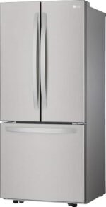 LG - 21.8 Cu. Ft. French Door Refrigerator with Smart Cooling System - Stainless Steel - Image 6