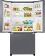 Samsung - 17.5 cu. ft. 3-Door French Door Counter Depth Smart Refrigerator with Twin Cooling Plus - Stainless Steel Look - Image 7