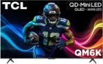 TCL - 65" Class QM6K Series 4K UHD HDR QD Mini LED Smart TV with Google TV (2025)