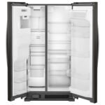 Whirlpool - 25 Cu Ft. Wide Side-by-Side Refrigerator - Black Stainless Steel - Image 2