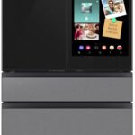 Samsung Bespoke 23 cu. ft. Counter Depth 4-Door French Door Refrigerator AI Family Hub+ from Kings Outlet
