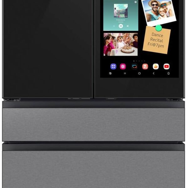 Samsung Bespoke 23 cu. ft. Counter Depth 4-Door French Door Refrigerator AI Family Hub+ from Kings Outlet