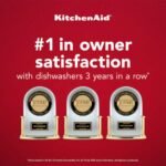 KitchenAid 24" Front Control Built-In Stainless Steel Tub Dishwasher 3rd Rack 50+ Total Wash from Kings Outlet