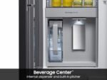 Samsung BESPOKE 29 cu. ft. 4-Door French Door Smart Refrigerator Beverage Center Stainless Steel from Kings Outlet