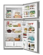 Amana - 18.2 Cu. Ft. Top-Freezer Refrigerator - Stainless Steel - Image 4