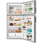 Amana - 18 Cu. Ft. Wide Top-Freezer Refrigerator with Garden Fresh Crisper Bins - Black - Image 2