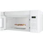 GE - 1.6 Cu. Ft. Over-the-Range Microwave with Electronic Touch Controls - White - Image 4