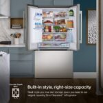 LG Counter-Depth MAX 23.7 Cu. Ft. French Door Smart Refrigerator Zero Clearance Stainless Steel from Kings Outlet