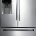 Samsung - 24.6 cu. ft. French Door Refrigerator with Thru-the-Door Ice and Water - Stainless Steel