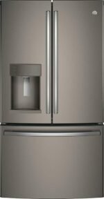 GE - 27.7 Cu. Ft. French Door Refrigerator with Advanced Water Filtration - Slate