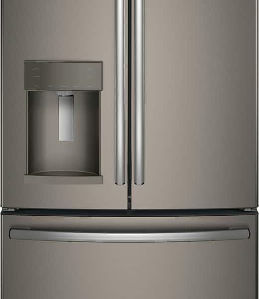 GE 27.7 Cu. Ft. French Door Refrigerator Advanced Water Filtration Slate from Kings Outlet