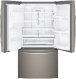 GE - 27.7 Cu. Ft. French Door Refrigerator with Advanced Water Filtration - Slate - Image 4