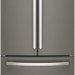 GE - 24.7 Cu. Ft. French Door Refrigerator with Internal Water Dispenser - Slate