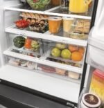 GE - 24.7 Cu. Ft. French Door Refrigerator with Internal Water Dispenser - Slate - Image 7