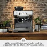 Breville - the Barista Touch Espresso Machine with 9 bars of pressure, Milk Frother and integrated grinder - Stainless Steel - Image 2