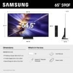 Samsung - 65" Class S90F Series OLED 4K UHD SamsungVision AI Smart Tizen TV (2025) - Image 6