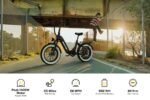Heybike - Ranger S 2.0 - Foldable Step-Thru Fat-Tire 750W Ebike, Hydraulic Disc Brakes, 55 Miles Max Range, 28MPH - UL Certified - Black - Image 3