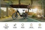 Heybike - Ranger S 2.0 - Foldable Step-Thru Fat-Tire 750W Ebike, Hydraulic Disc Brakes, 55 Miles Max Range, 28MPH - UL Certified - Black - Image 3