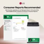 LG - 5.3 Cu. Ft. High Efficiency Smart Top Load Washer with TurboWash3D Technology - Alpine White - Image 4