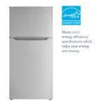 Insignia - 14.2 Cu. Ft. Top-Freezer Refrigerator with ENERGY STAR Certification - Stainless Steel - Image 2