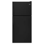 Whirlpool 18.2 Cu. Ft. Top-Freezer Refrigerator Black from Kings Outlet