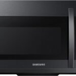 Samsung - 1.7 cu. ft. Over-the-Range Microwave - Matte Black Steel