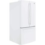 GE - 24.7 Cu. Ft. French Door Refrigerator with Internal Water Dispenser - High Gloss White - Image 3